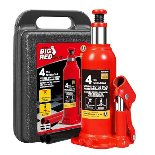 Amazon.co.jp: BIG RED ダルマジャッキ 4t ケース付き ボトルジャッキ