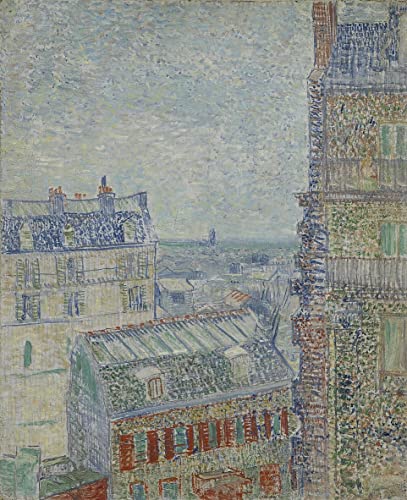 Vue de l'appartement de Théo Van Gogh toile peinture murale déco grand format