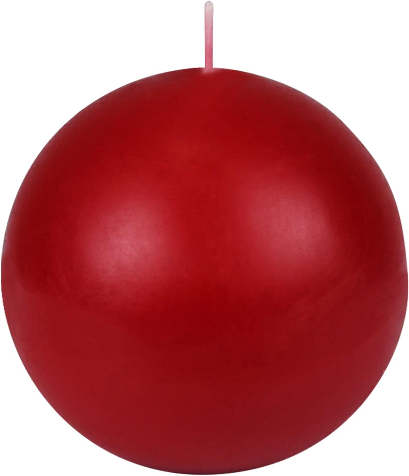 Zest Candle 2Piece Ball Candles, 4Inch, Red Home & Kitchen