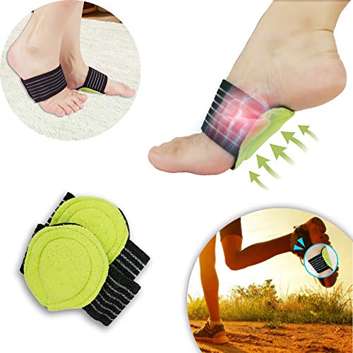 Plantar Fasciitis Inserts, Arch Support, Massage Ball, Best for Heel Pain Treatment, Cracked Heel Protectors, Foot Massager, Flat Feet, Relieve The Swelling and Tingling.(5 PCS)