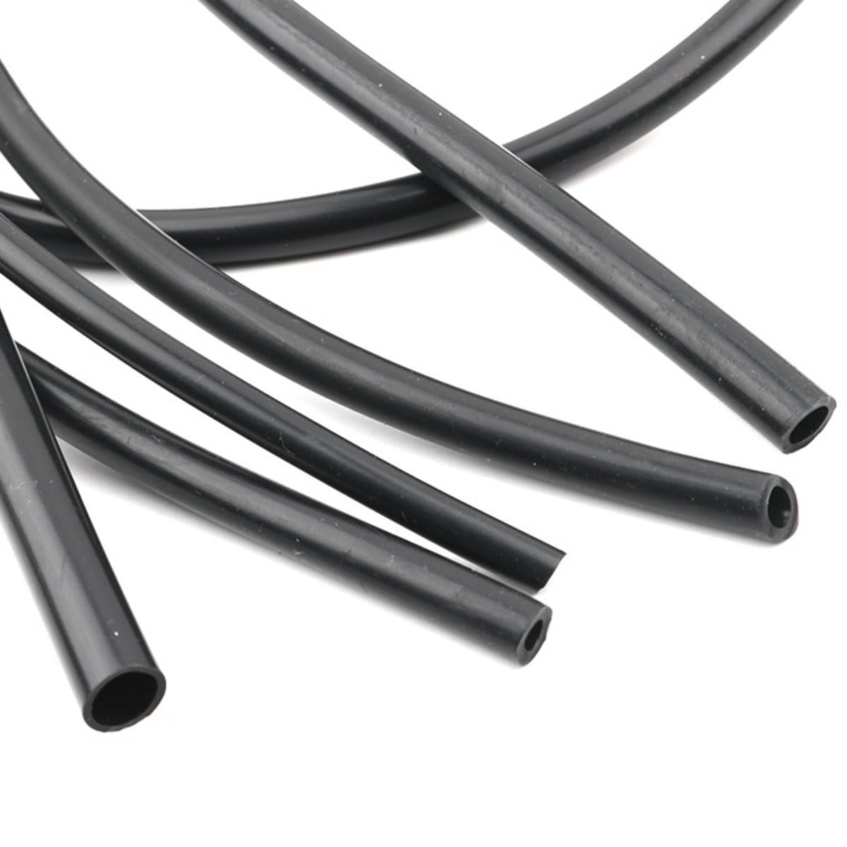 Tube Flexible en Silicone, Tuyau Noir de 1 mètre for Pompe à air d'aquarium ID 10-25mm | ID 16mm x OD 21mm
