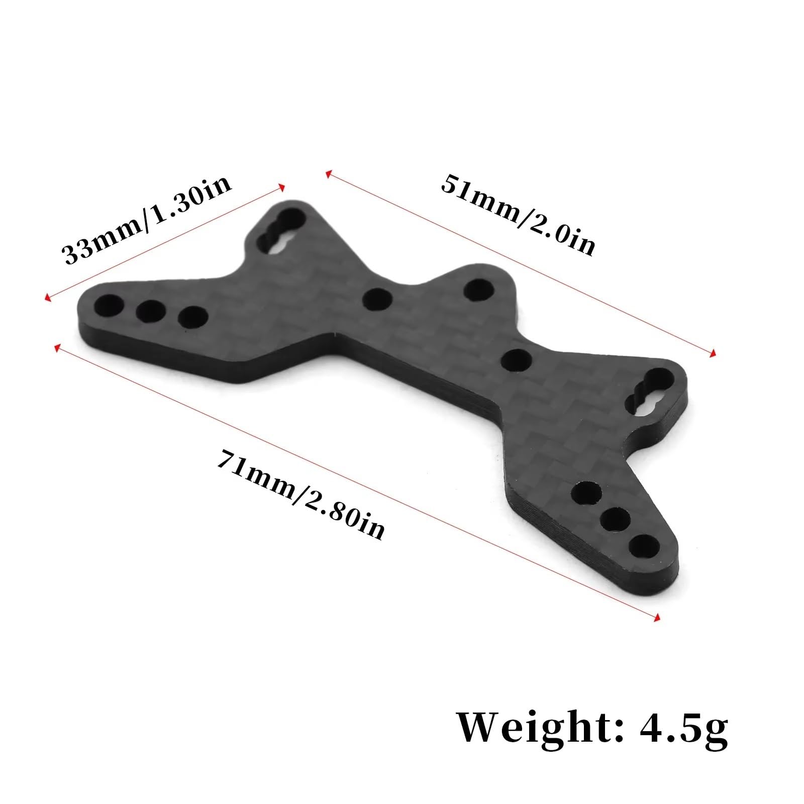 Componenti Ricambi Rc Per Tamiya Per TT-02B LY95 1/10 Ammortizzatori Anteriori Posteriori Fibra Carbonio Kit Parti Aggiornamento Per Veicoli Fuoristrada RC Car Accessories