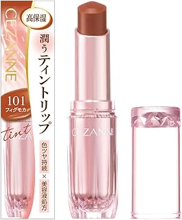 セザンヌ ラスティンググロスリップN 101 フィグモカ 3.2g 色×ツヤ×潤い続く美容液ティントリップ