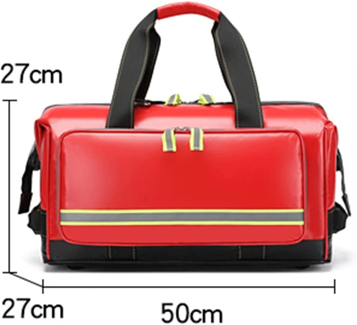 First Aid Kits Bag, Portable Emergency Trauma Bag, Empty Professional First Responder Bag With Multiple Pockets For Medical Supplies