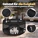ALL PETS UNITED® Welpenauslauf XXL Pop-Up Laufstall Hund & Katze Schwarz