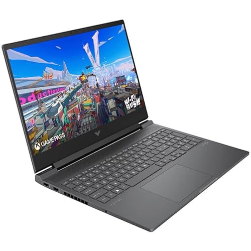 HP Victus 16-r1004na Gaming Laptop, Silver, Intel Core i5-14450HX, 16GB RAM, 512GB SSD, 16.1" 1920x1080 FHD, 6GB Nvidia GeForce RTX 4050, 1 YR WTY + EuroPC Warranty Assist, (Renewed)