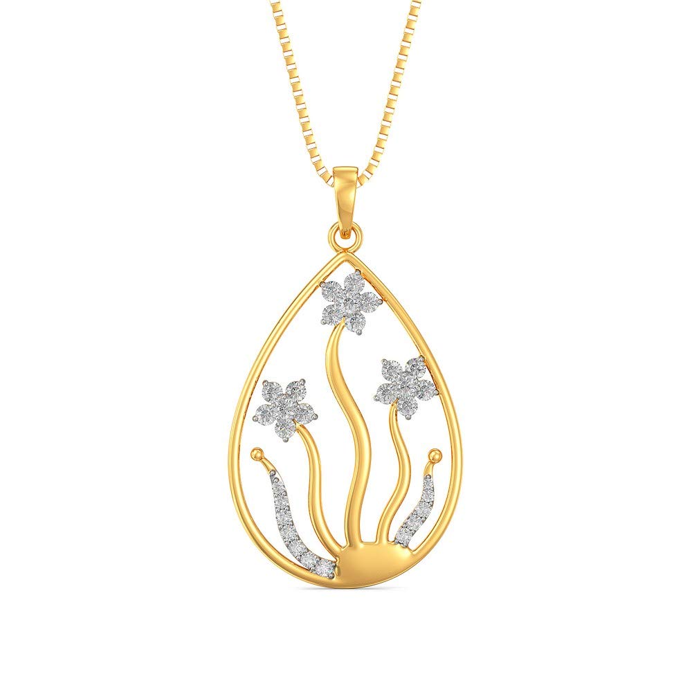 Pride Diamond Collection 18K Yellow Gold and Diamond Pendant-image-24