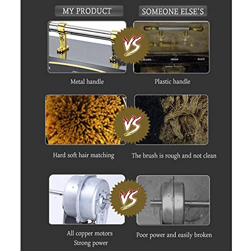 Automatic induction shoe polisher, 220v EU plug electric shoe polisher,polishing brush rotating cleaning brush for dust removal, Low Noise and Easy clean