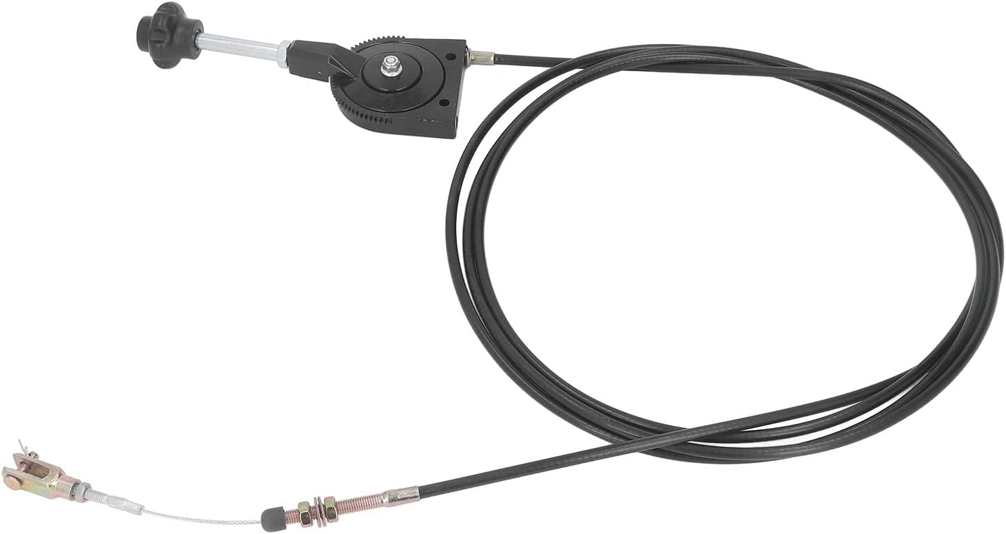 4M / 13.12FT Excavator Manual Throttle Cable Controller Throttle Motor Control Cable for Excavator Mixer Heavy Equipment