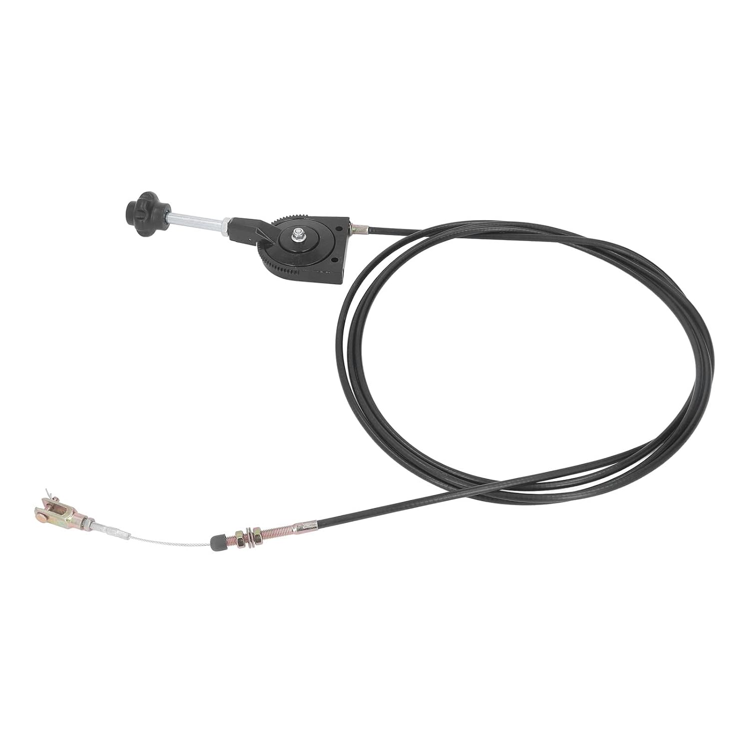 Excavator Throttle Cable Controller4M Stainless Steel Manual Throttle Motor Cable for Agitating Lorry, PU Sheath Throttle Control Cable with Quick Response