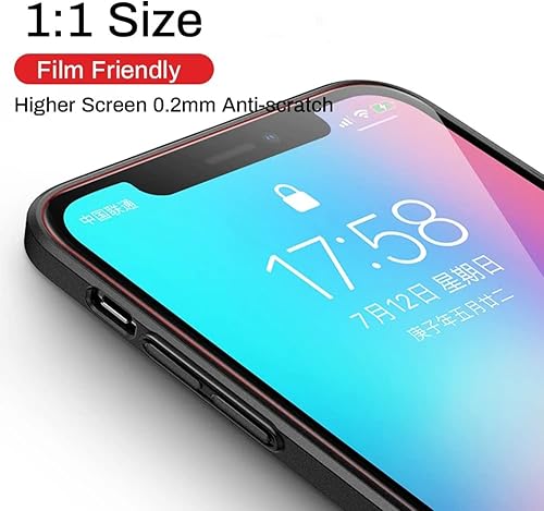 Miniatura 6 de Casechics Funda compatible con iPhone, lujo mate de policarbonato duro delgado, ultra fina, ligera, protección de lente de cámara, suave a prueba de