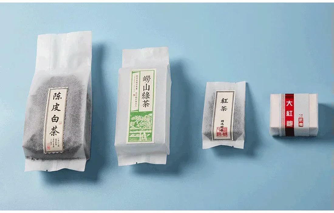 Bolsas de Papel de algodón Blanco de 100 Piezas, Bolsas de té con Especias, Bolsas de Embalaje de Hojas de té para el hogar, Bolsas de Embalaje de Cinco Granos Diversos