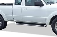 Vista 1 de APS Estribos tipo iBoard compatibles con Ford Ranger Mazda Serie B 1999-2011 Super Cab 4 puertas (requiere perforación)