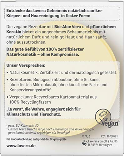 Lavera Feste Duschseife 2 in 1 Hydro Feeling Basis Sensitiv