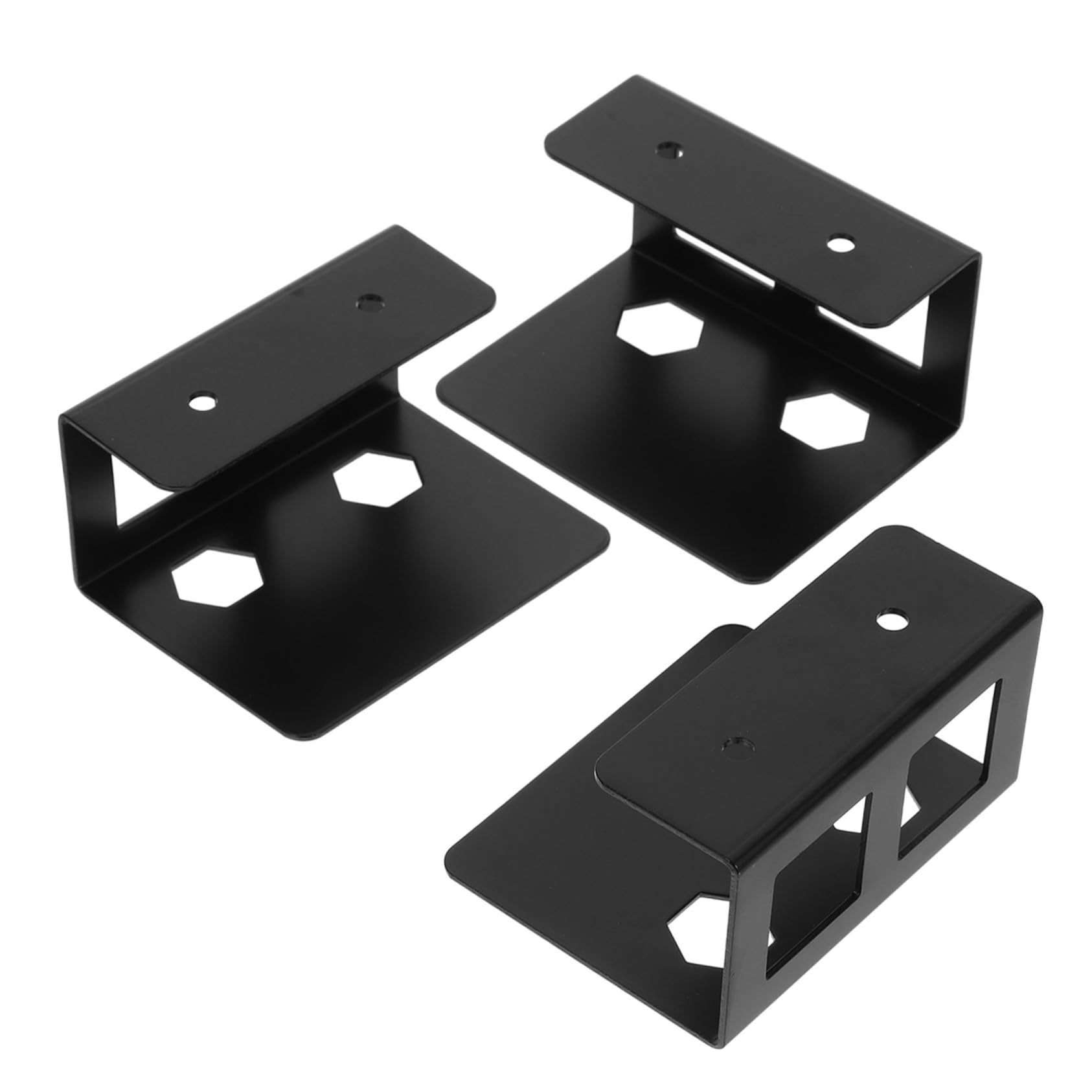 LALAFINA Under Desk Laptop Mount Stand for Laptop Reusable Tidy Workspace Easy Install