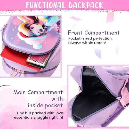 Image of Storite School Bag for Kids 9L (2-5 Years) | Stylish Durable Water-Resistant Kids Bag | Lightweight Shoulder Backpack | Birthday & Diwali Gift