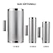 12 Inch Stainless Steel Guiro Shaker, Professional Metal Percussion Shaker with Scraper, Band Accompaniment Sand Hammer Guiro Musical Instruments Tool for Live Performance, Silver (12 inch)