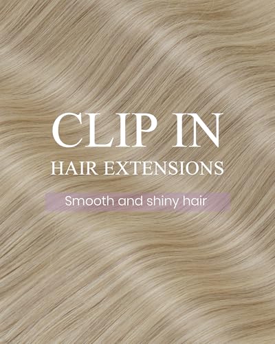 Image of LaaVoo Clip In Hair Extensions, For Party Wear, 20 Inch | Soft Blonde With Subtle Highlights, 120g 7pcs, Extensions For Women Real Hair, Soft, Thick Full