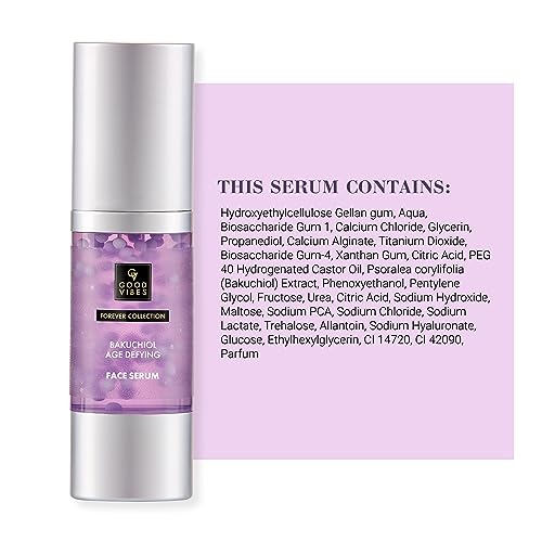 Image of Good Vibes Age Defying Bakuchiol Night Face Serum (30 ml)