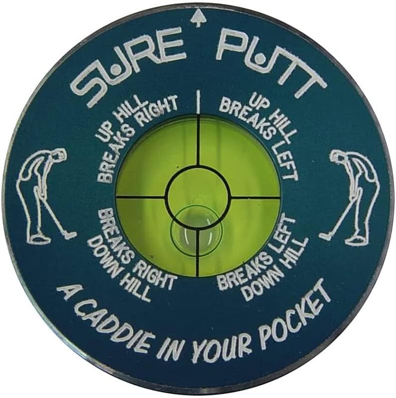 Sure Putt Pro - Golf Putting Aid & Green Reader - Blue - Golf Training Aid - Learn to Read Greens & Lower Your Scores - Golf Gift …
