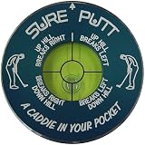 Sure Putt Pro - Golf Putting Aid & Green Reader - Blue - Golf Training Aid - Learn to Read Greens & Lower Your Scores - Golf Gift …