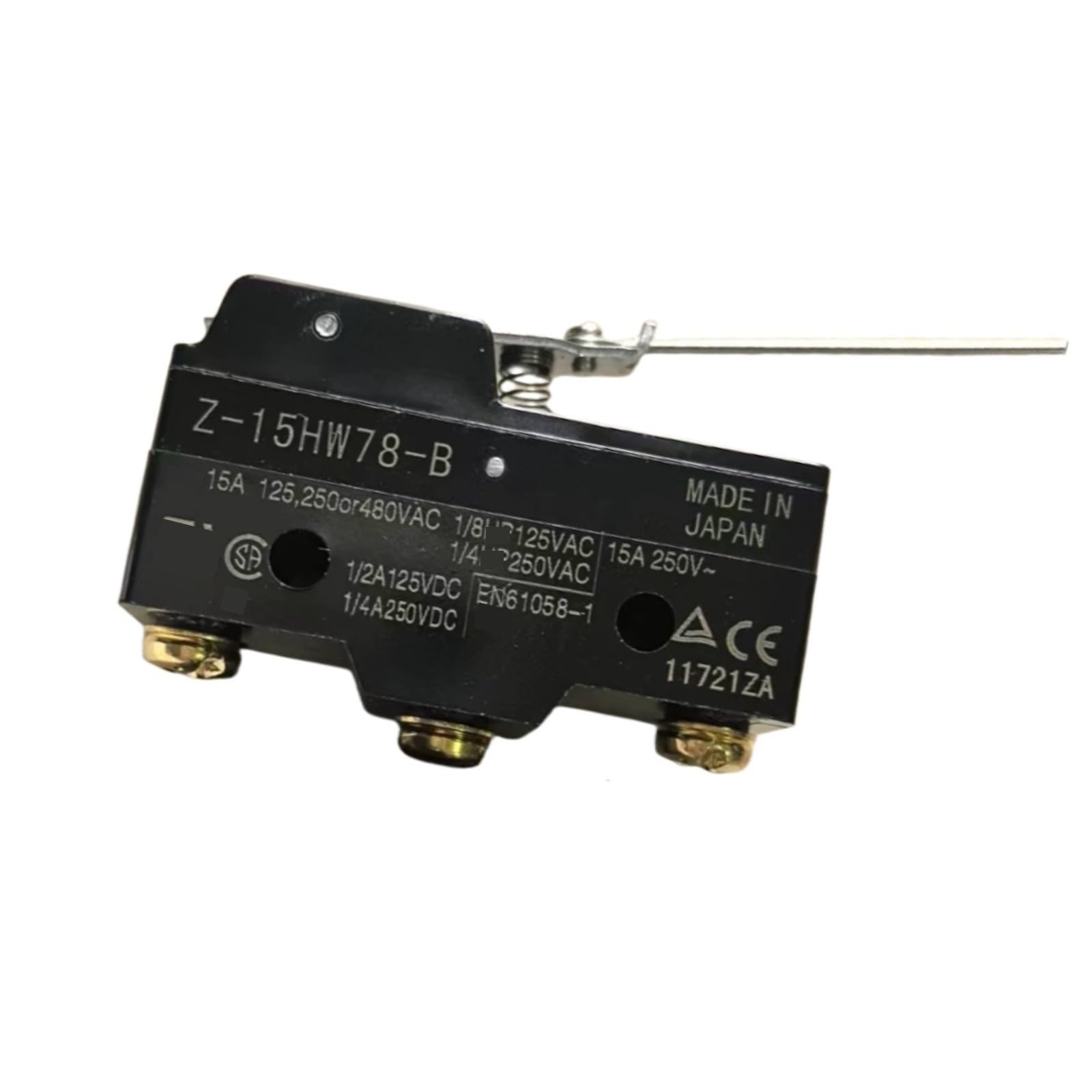 5 microinterruptores Z-15HW78-B, Interruptor de límite.