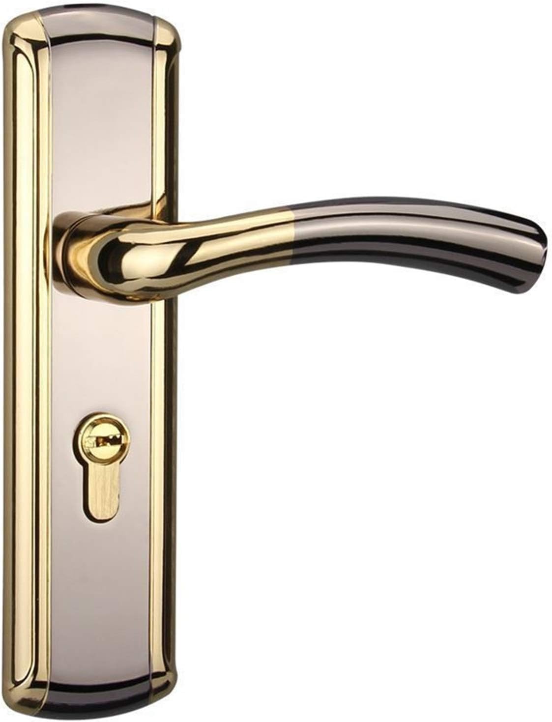 KYUEPONG Handle Locks Door Lock, Door Handle Sets,Modern Mute Furniture Lock,35-50mm Thickness,Single Bolt