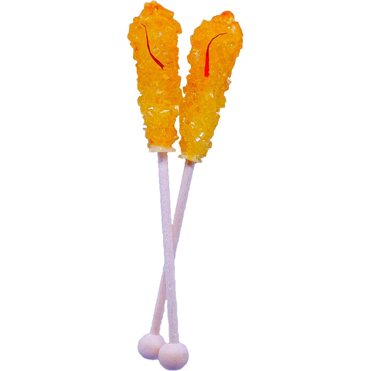 DAMUNE Bâtonnets de Sucre Candi Safran – 60 Bâtonnets (12 bâtonnets * 5 sachets)