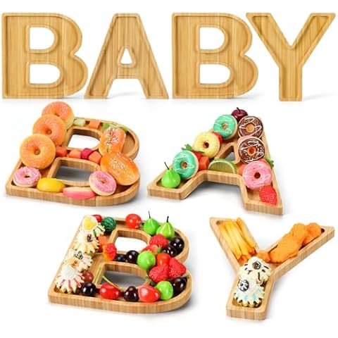 FillTouch Baby Shower Wooden Charcuterie Tray Cover