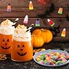 36 Pieces Fake Candy Corn Embellishments, Halloween Decor Resin Candy Corn Beads Party Supplies Candy Decors with Box DIY Crafts Scrapbooking Accessories (RainbowColor) #4