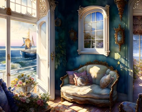 Affiches sur toile salon victorienne art mural maison 58x90