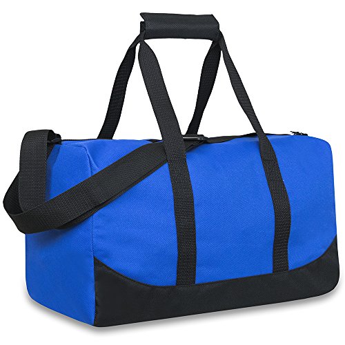 Trail maker Bolsas De Lona De Lona De 30 litros Y 17 Pulgadas para Hombres Y Mujeres - Bolsas De Lona De Mano para Llevar Al Hombro De Viaje De Fin De Semana Unisex-Adulto|Azul|