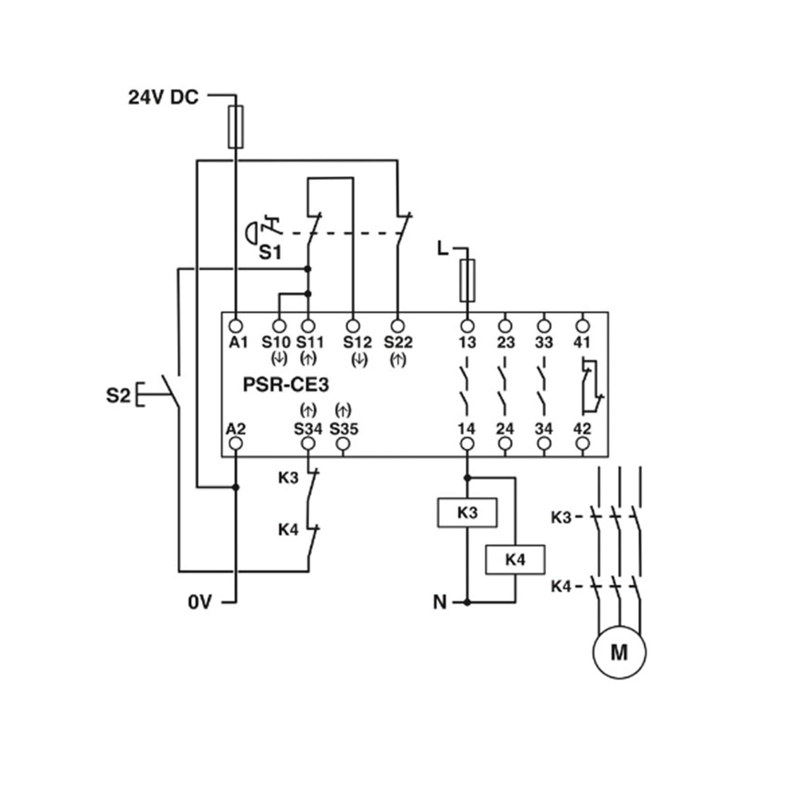 2981813 Relé de seguridad PSR-SPP-24DC/ESD/4X1/30