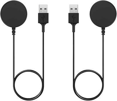 [2-Pack, 3.3ft] Charger for Samsung Galaxy Watch 5/5 Pro, Galaxy Watch 4/3/Active 2/Active Charger Fast Charging