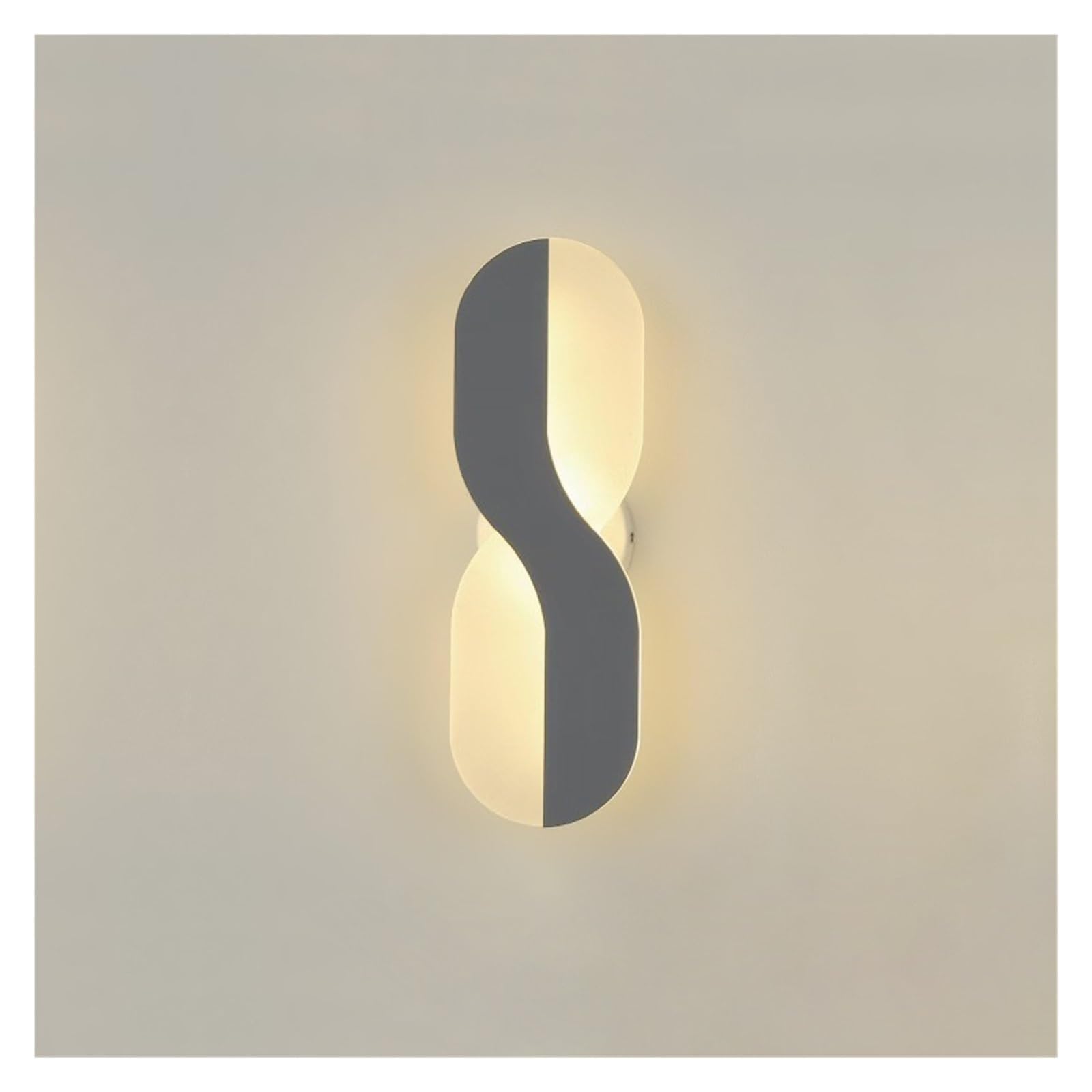 Lámpara de pared giratoria junto a la cama con LED blanco cálido para sala de estar 2