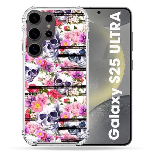 Coque Samsung S25 Ultra renforcée anti-chute Cokitec motif tête de mort