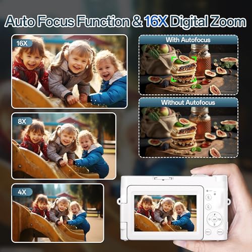image for XNSIAKXA 4K Digital Camera for Photography, 48MP Autofocus Vlogging Ca