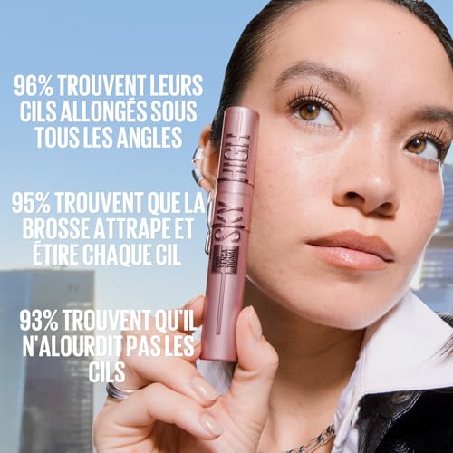 Maybelline New York - Mascara Volume & Longueur - Sky High - Teinte : Blue Mist - 7,2 ml