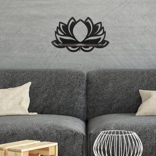 Estante flotante de pared y organizador multifuncional de madera para ahorrar espacio en casa 6