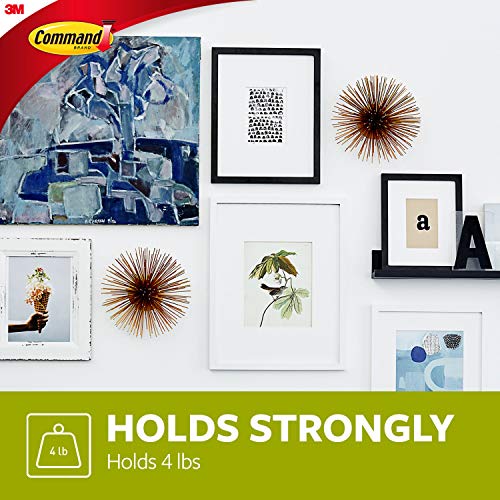 Command Wire-Back Picture Hangers, Indoor Use, 3-Hangers, 6-Strips, Decorate Damage-Free #TOP2