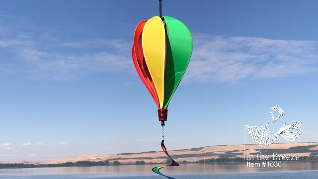 Amazon.com: In the Breeze 6 Panel Rainbow Hot Air Balloon - Wind