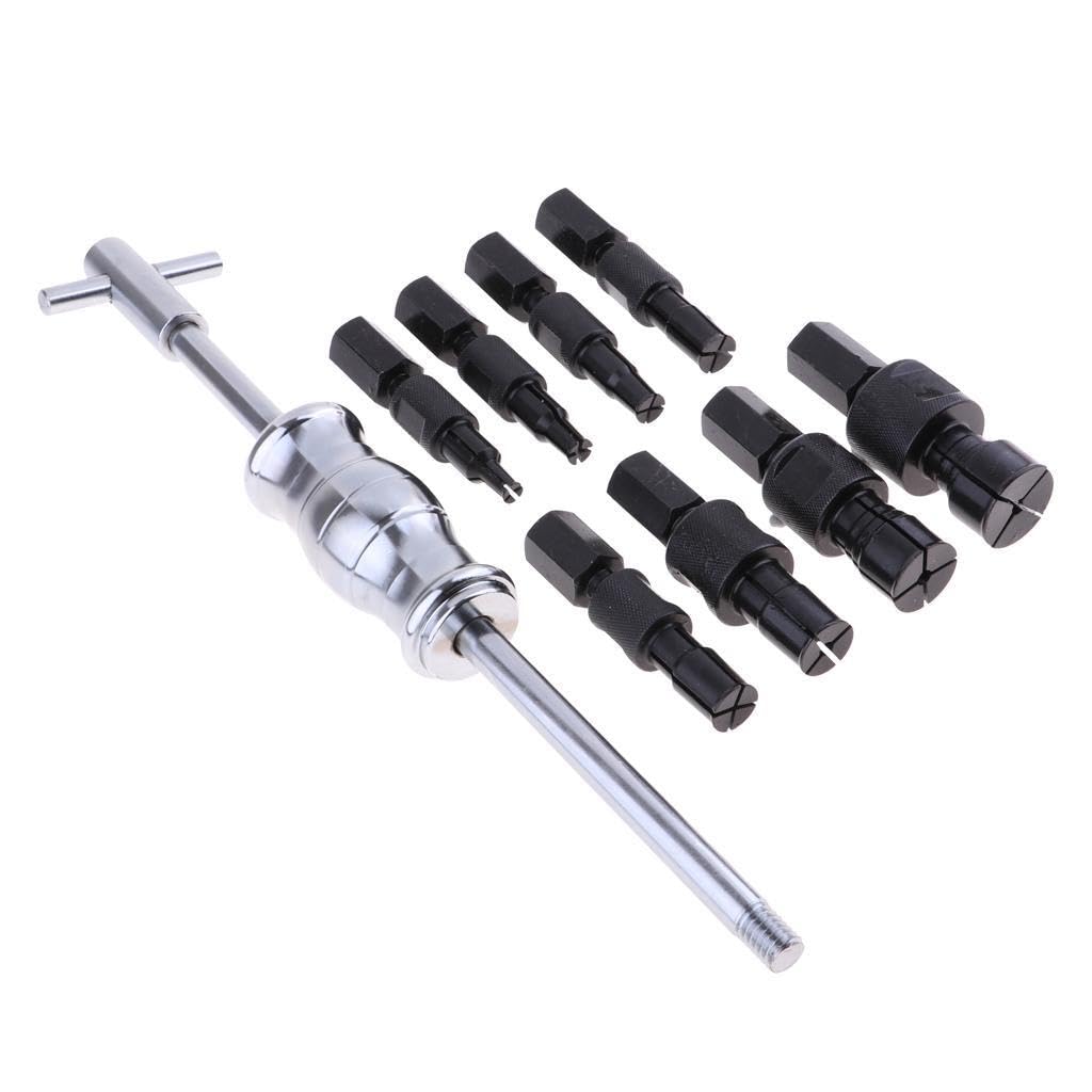 Extractor de rodamientos Profesional para Bicicletas, Herramienta extractora con Juego de Pinzas versátiles para diversas Aplicaciones. Incluye 4
