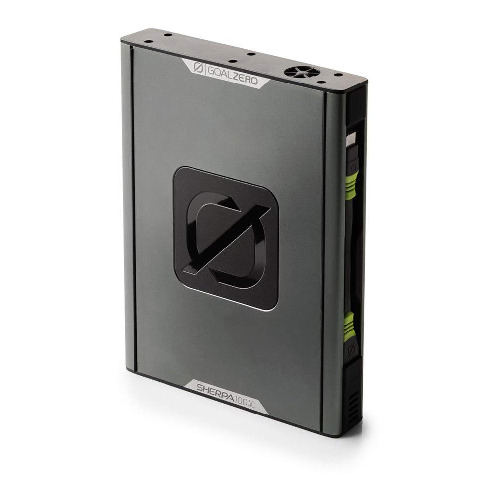 Goal Zero 100 AC Powerbank 94.72 Wh 6400 mAh Powerful Flightsafe
