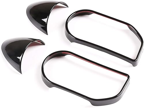 Botón de función del volante del coche Marco de decoración para Land Rover Range Rover Voque Sport Evoque Discovery Sport Discovery 5 Velar (negro)