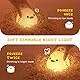 UNEEDE LED Nachtlicht Kinder,Nachtlicht süße Tiere, DoDo Duck Kawaii Silikon Stilllicht Kinder Nachtlicht Dimmbar Touch USB Lampe für Babyzimmer Stillen, Kindergeschenke (baby Benson)