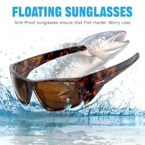 Image of Polarized Floating Fishing Sunglasses for Men Women