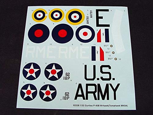 Trumpeter 1/32 P40B Warhawk Aircraft (Tomahawk MkIIa) - Image 4