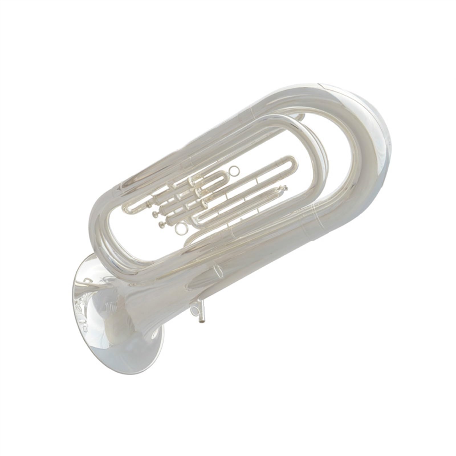 Professionelles euphonium Instrument Muzyczny Puzon Trzyklawiszowy Posrebrzany Puzon Eufoniczny