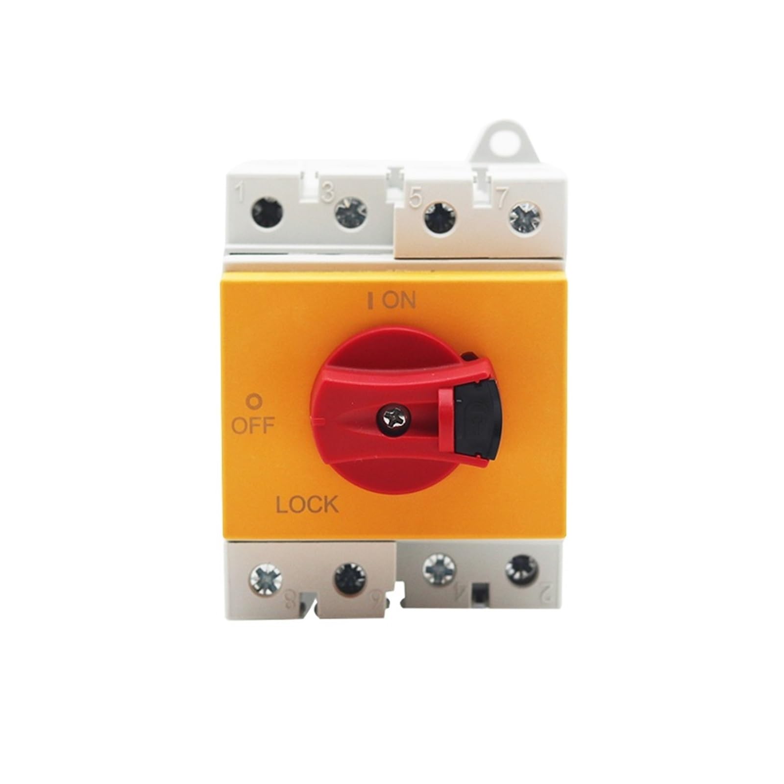 Interruptor seccionador Solar PV DC 4P 32A 300V 600V 800V 1000V 1200V con TUV CE SAA RCM(Yellow,4P 32A_1200V DC)