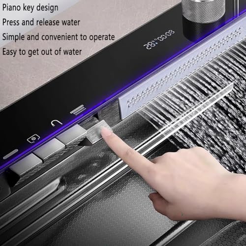 Évier de cuisine cascade nano avec écran numérique inox 304 - 6